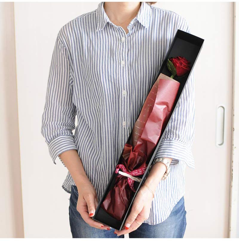 プリザーブドフラワー1輪のバラ