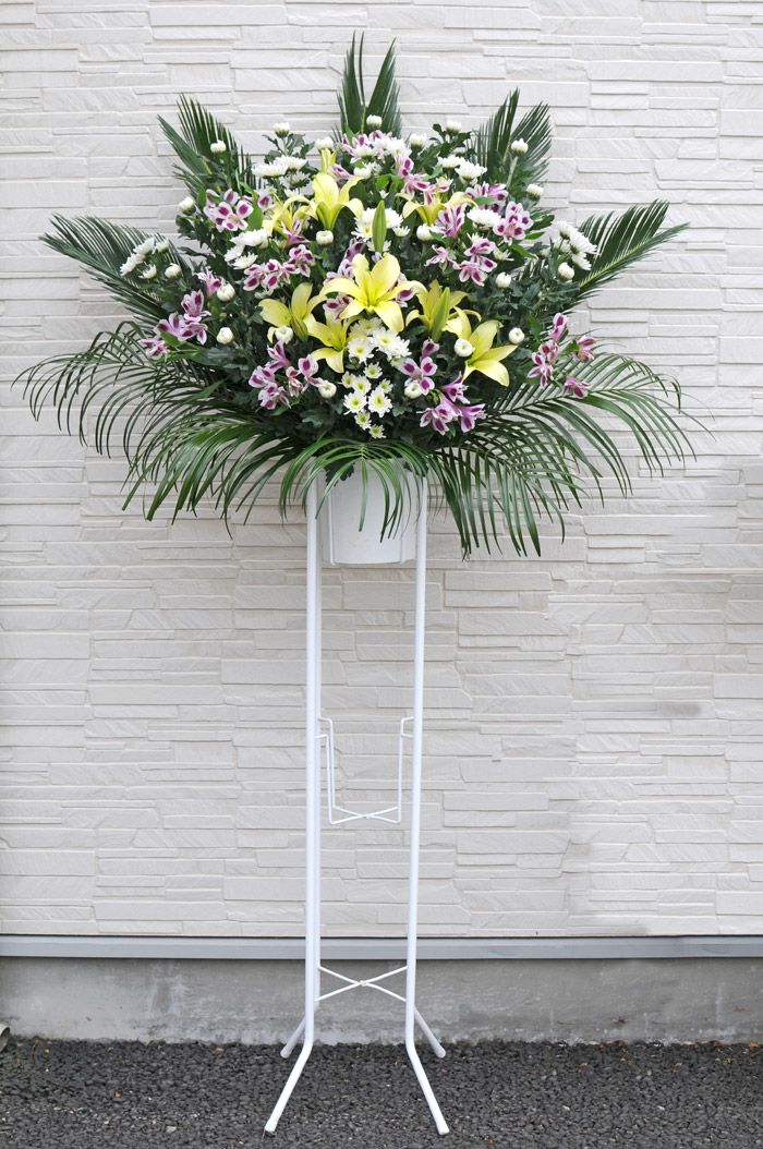 お供え スタンド花 1段タイプ Mサイズ | 花工房エーデルワイス