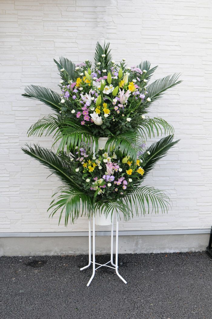 お供えスタンド花2段
