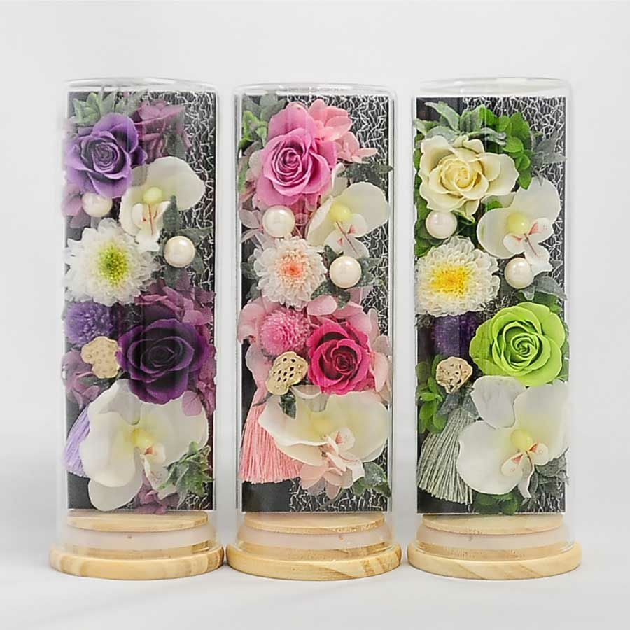 お供えプリザーブドフラワー ジュジュ | 花工房エーデルワイス