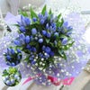 花 記念日 各種お祝いに 花ギフト 花のプレゼント そのまま飾れる不思議なブーケ リンドウのブーケ
