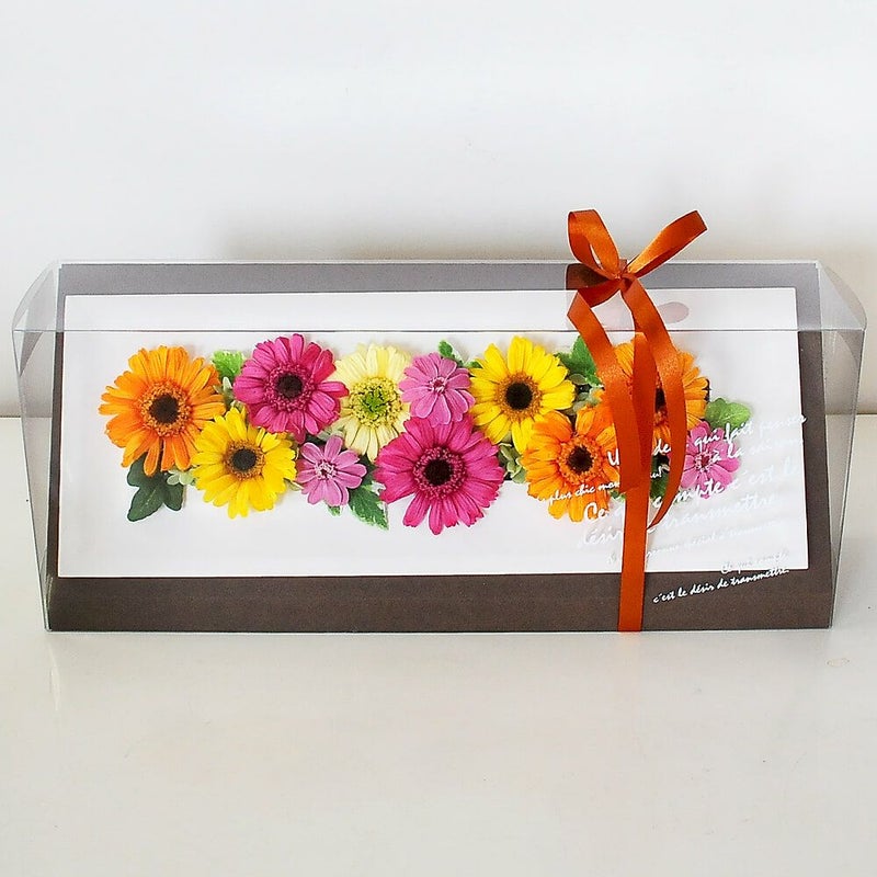 プリザーブドフラワーガーベラのオシャレな壁掛け